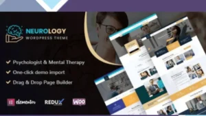 Neurology - Psychology and Counseling WordPress Theme