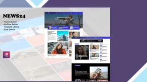 News24 - Elementor Blog Magazine
