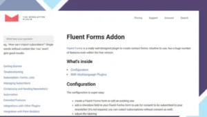 Newsletter - Fluent Forms