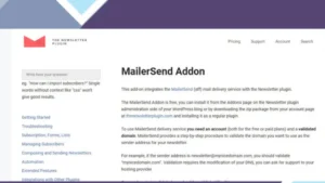 Newsletter - Mailersend