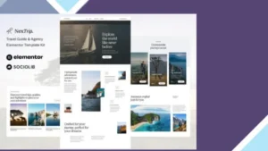 NextTrip - Travel Guide and Agency Elementor Template Kit