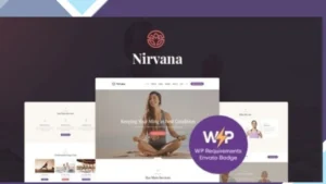 Nirvana - Yoga Studio and Fitness Club WordPress Theme