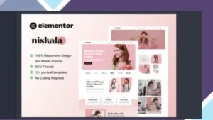 Niskala - Feminine Business Elementor Template Kit Not Nulled