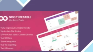 Noo Timetable - Responsive Calendar