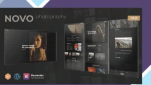 Novo - Photography Elementor Template Kit