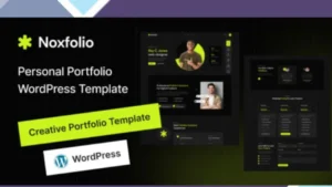 Noxfolio - Personal Portfolio Resume WordPress Theme