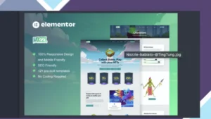 Nozzle - Game NFT Elementor Pro Template Kit