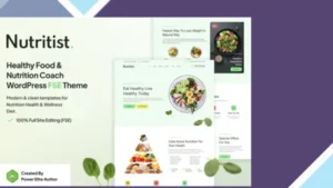 Nutritist - Healthy Food and Nutrition Coach Theme