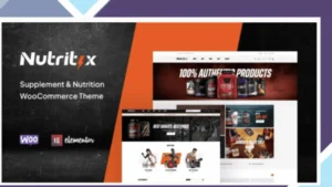 Nutritix - Supplement and Nutrition WooCommerce Theme
