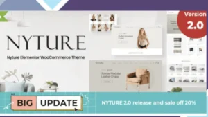 Nyture - Elementor WooCommerce Theme