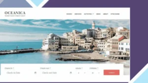 Oceanica - Hotel WordPress Theme
