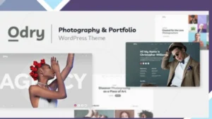 Odry - Photography WordPress Theme