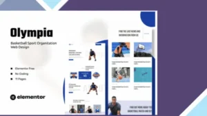 Olympia - Basketball Sport Organization Template Kits