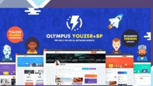 Olympus BuddyPress Theme Social Network