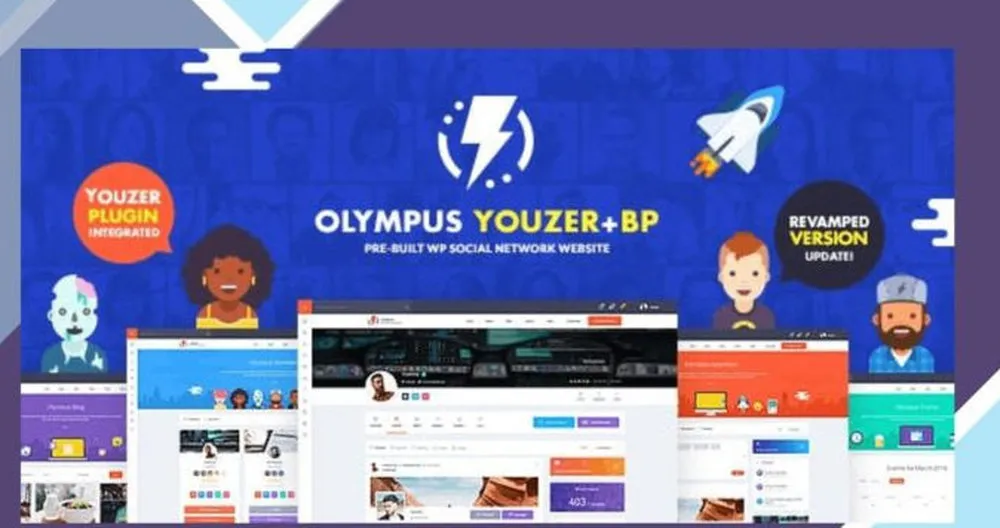Olympus BuddyPress Theme Social Network 1 Olympus BuddyPress Theme Social Network
