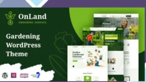 Wordpress Tools 14 OnLand - Gardening WordPress Theme