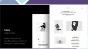 Opta - Minimal Portfolio and Photography WordPress Theme