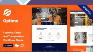 Optime - Logistics and Transportation WordPress Theme