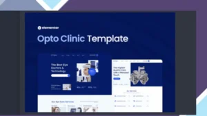 Opto - Eye Care Center Elementor Pro Template Kit