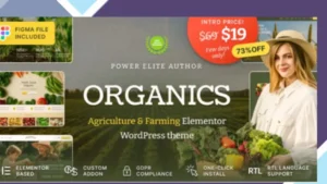Organics - Agriculture and Food Farm WordPress Theme