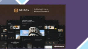 Orizon - Architecture and Interior Design Elementor Template Kit