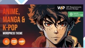 Otaku - Anime, Manga and K-Pop WordPress Theme