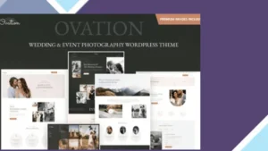 Ovation - Wedding and Event Photography WordPress Theme