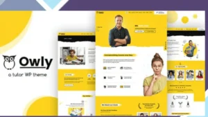 OwlyTutoring eLearning WP Theme