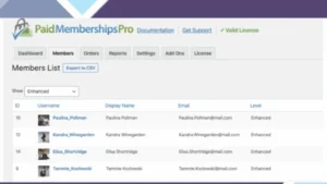 Paid Memberships Pro
