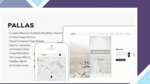 Pallas - Creative Multi-Purpose WordPress Theme