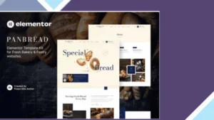 Panbread - Fresh Bakery and Pastry Elementor Template Kit