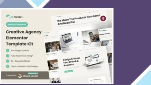 PandaV - Creative Agency Elementor Template Kit