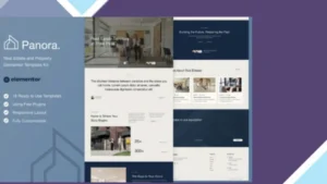 Panora - Real Estate and Property Elementor Template Kit