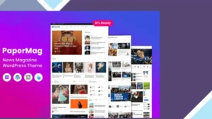 PaperMag - News Magazine WordPress Theme
