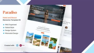 Paradiso - Hotel and Resort Elementor Template Kit