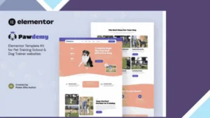 Pawdemy - Pet Training Academy Elementor Template Kit