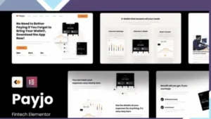 Payjo - Fintech Elementor Template Kit