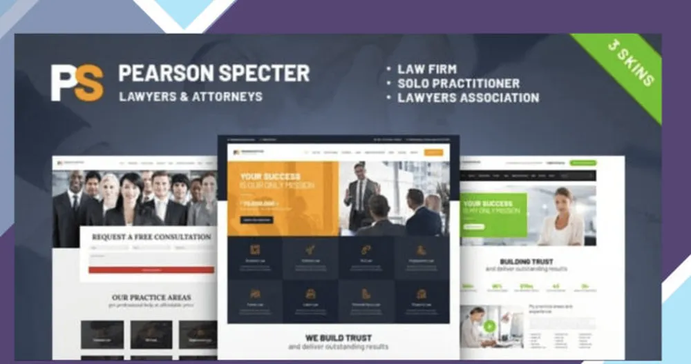Pearson Specter - WordPress Theme for Lawyer and Attorney 1 Pearson Specter - WordPress Theme for Lawyer and Attorney
