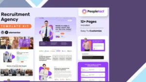 Peopletact - Recruitment Agency Elementor Template Kit