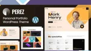 Perez - Personal Portfolio WordPress Theme
