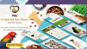 Pet World - Dog Care and Pet Shop WordPress Theme