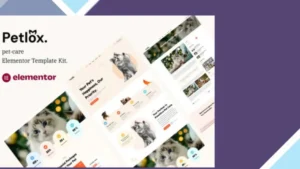 Petlox - Pet Care Elementor Template Kit