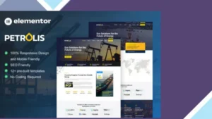 Petrolis - Oil Company and Industrial Elementor Pro Template Kit