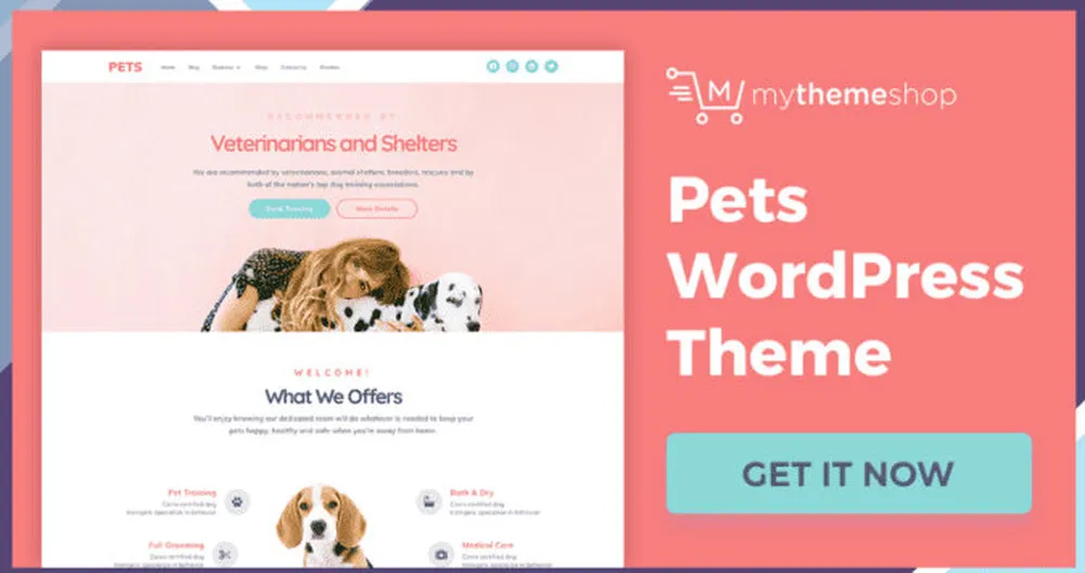 Pets Perfect Theme for Animal Lovers 1 Pets Perfect Theme for Animal Lovers