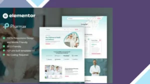 Pharmax - Pharmacy and Medical Elementor Pro Template Kit
