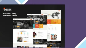 Pifoxen - Nonprofit Charity WordPress Theme