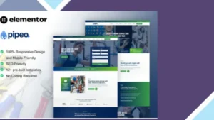 Pipeo - Plumbing Service Elementor Pro Template Kit