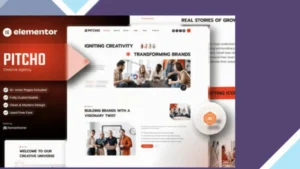 Pitcho - Creative Agency Elementor Template Kit