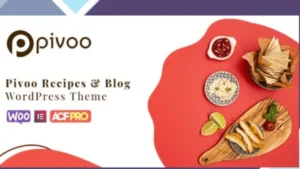 Pivoo - Food and Recipe Blog WordPress Theme