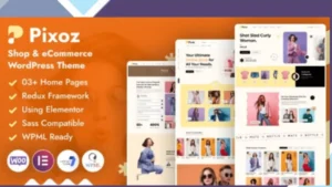 Pixoz - Fashion Shop and eCommerce WordPress Theme